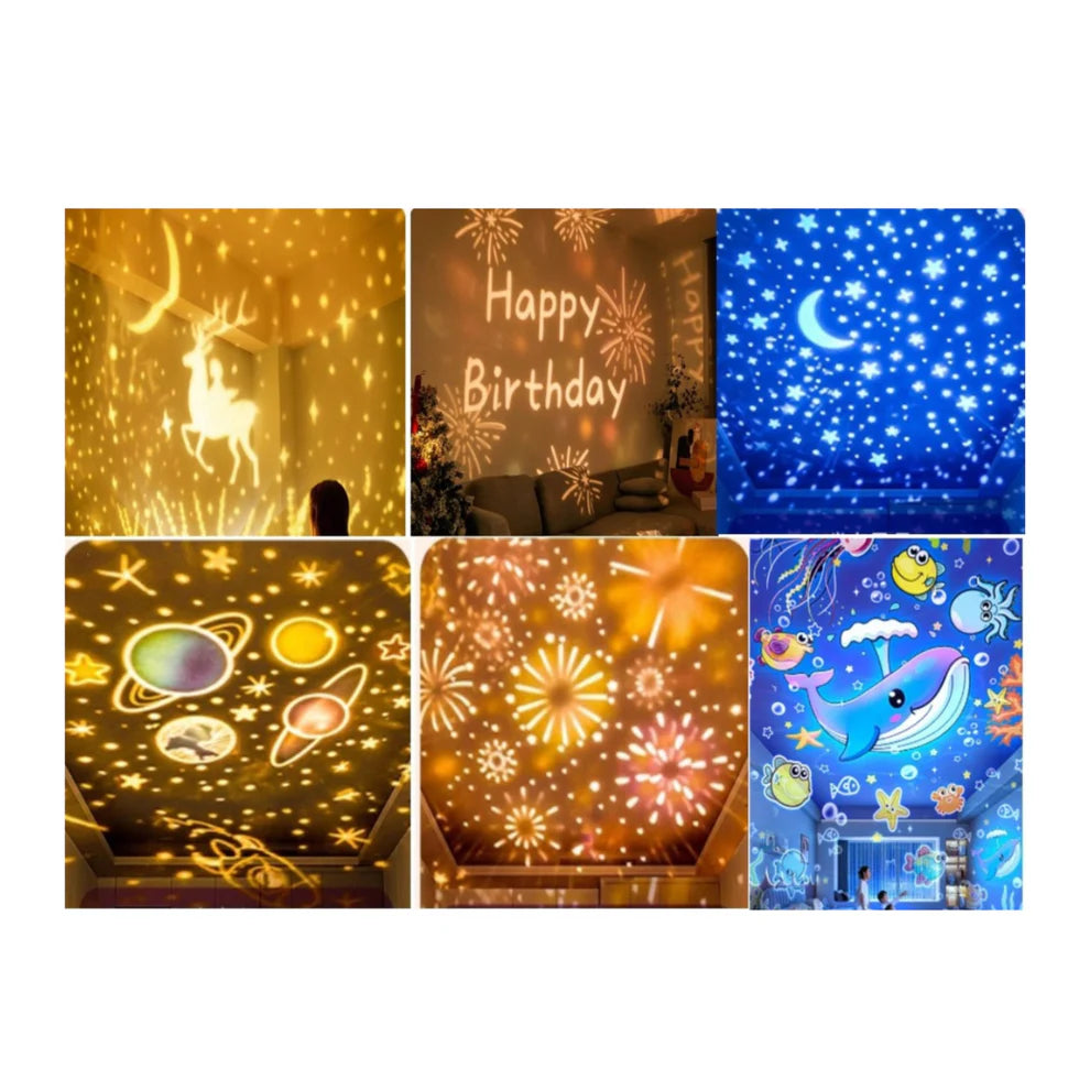 🐰✨ BunnyDream Sky Projector Night Lamp