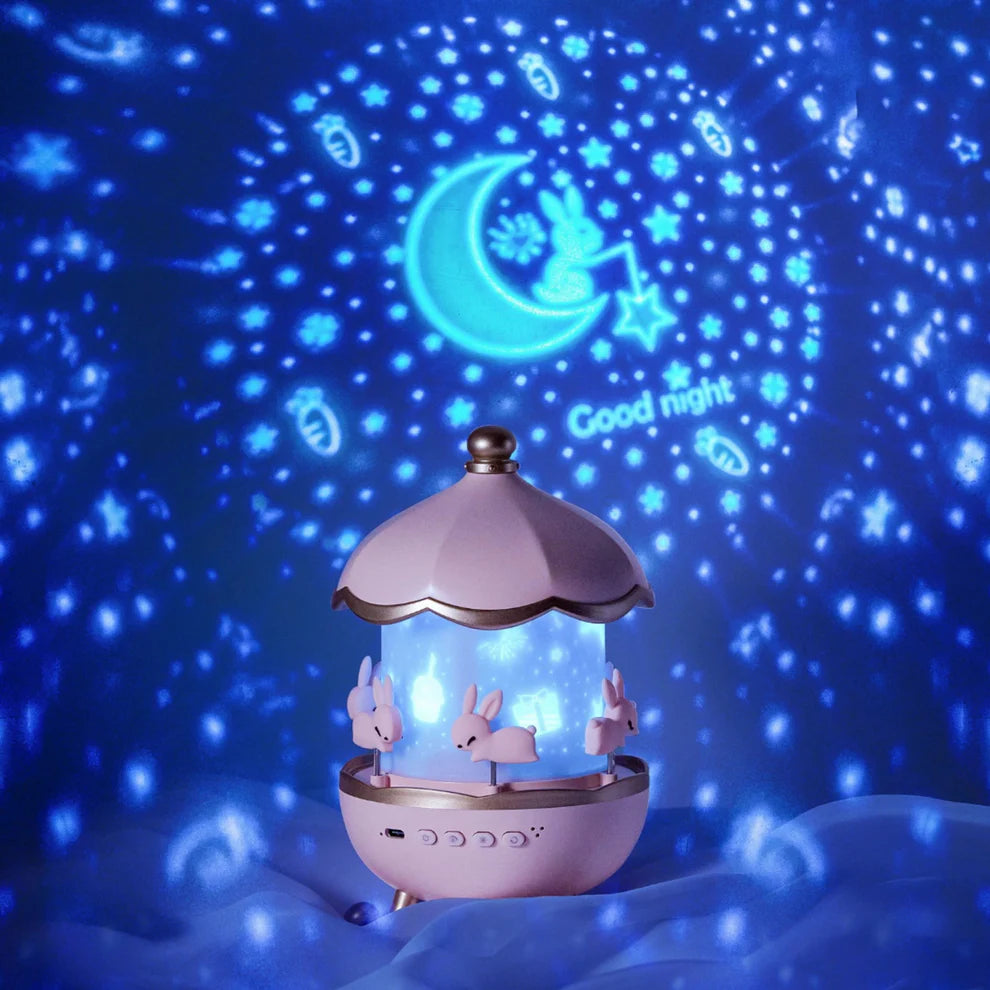 🐰✨ BunnyDream Sky Projector Night Lamp