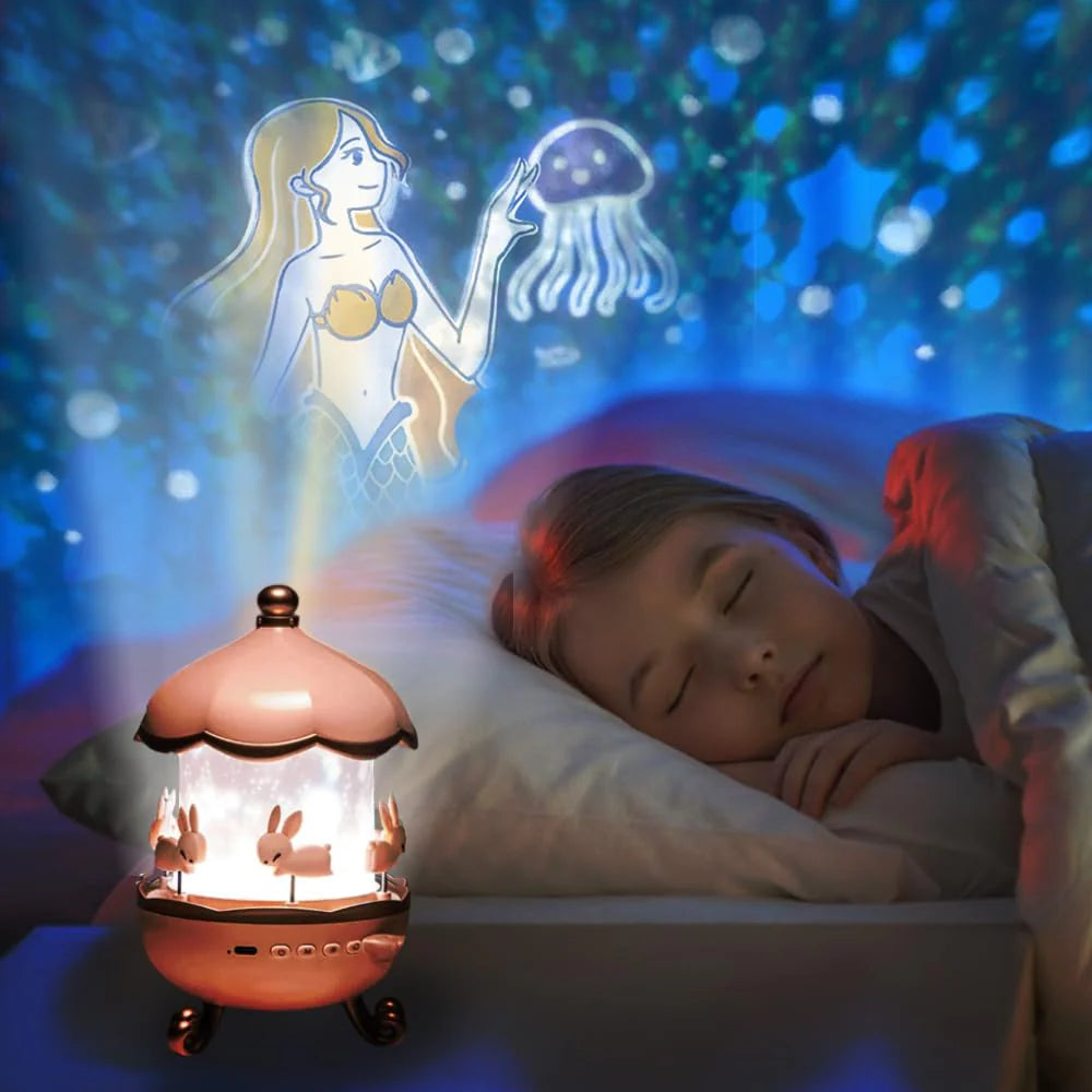 🐰✨ BunnyDream Sky Projector Night Lamp