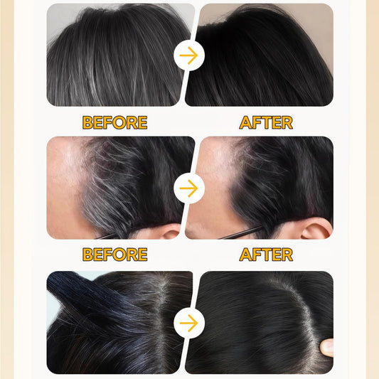1-Minute Organic Hair Dye | Fast, Natural & Ammonia-Free Grey Coverage For Men and Women